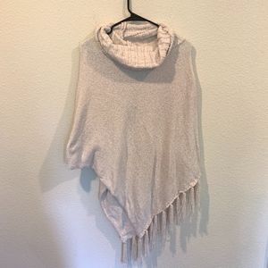 NWT Pinklicious Chenille Poncho one size
